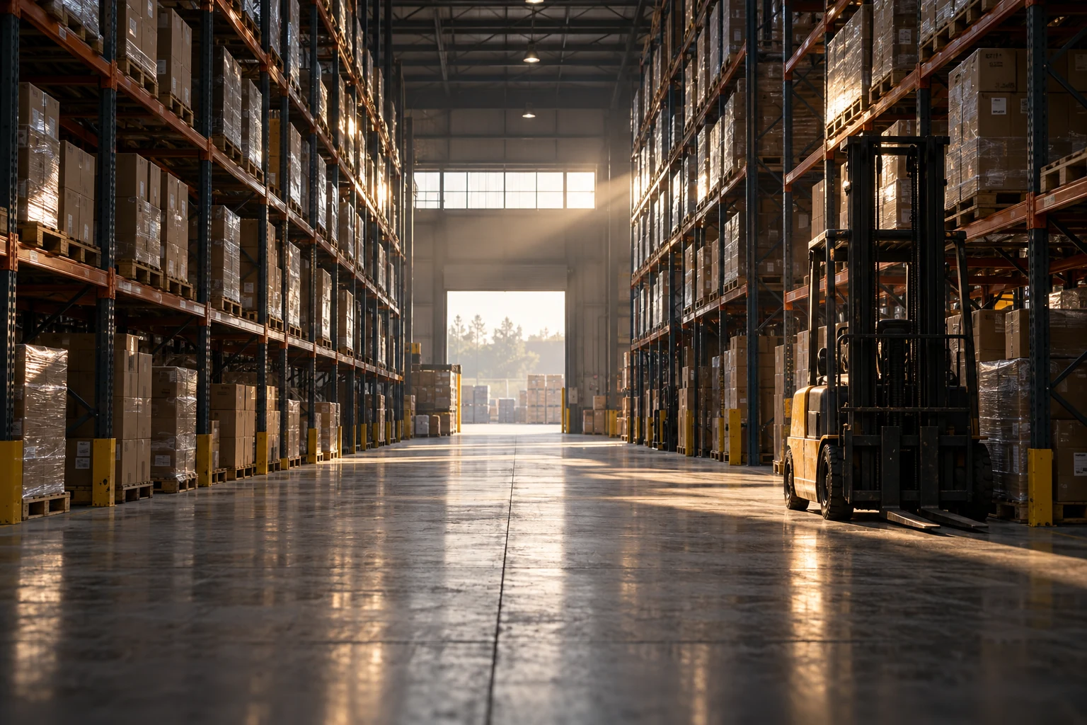 Almacén de distribución de materiales